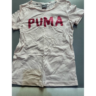 PUMA女童休閒短T-120公分