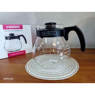 HARIO 小球耐熱玻璃壺 1000ml TCR-100B 咖啡壺 球型耐熱耐冷玻璃咖啡壺 造型壺 可微波