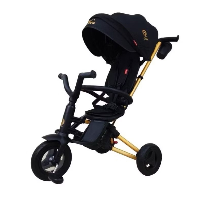 Qplay 二手近全新 可刷卡 NOVA Rubber 三輪車推車 腳踏車推車
