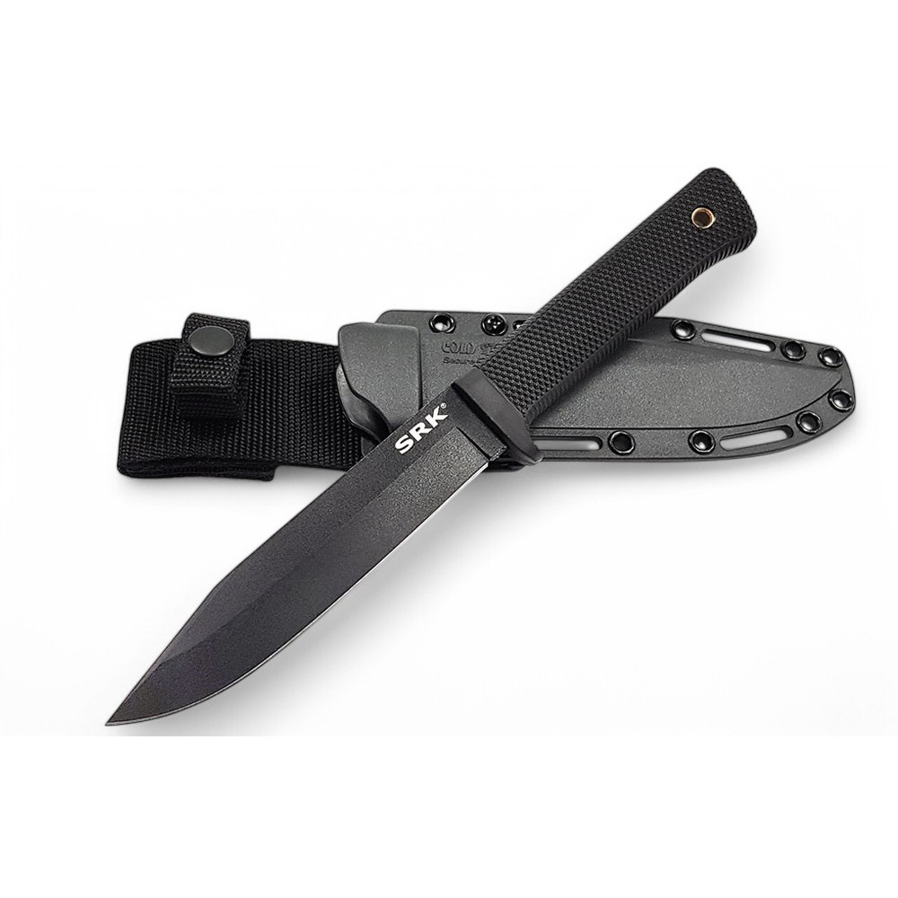 【瑞棋精品名刀】Cold Steel 49LCKZ SRK求生刀 SK-5鋼/Secure-Ex鞘-吊卡裝 $3520
