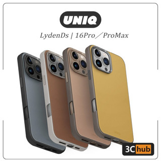 【UNIQ 新加坡】Lyden Ds 耐刮皮革磁吸手機殼 iPhone16 Pro／ProMax 防摔殼 磁吸手機殼