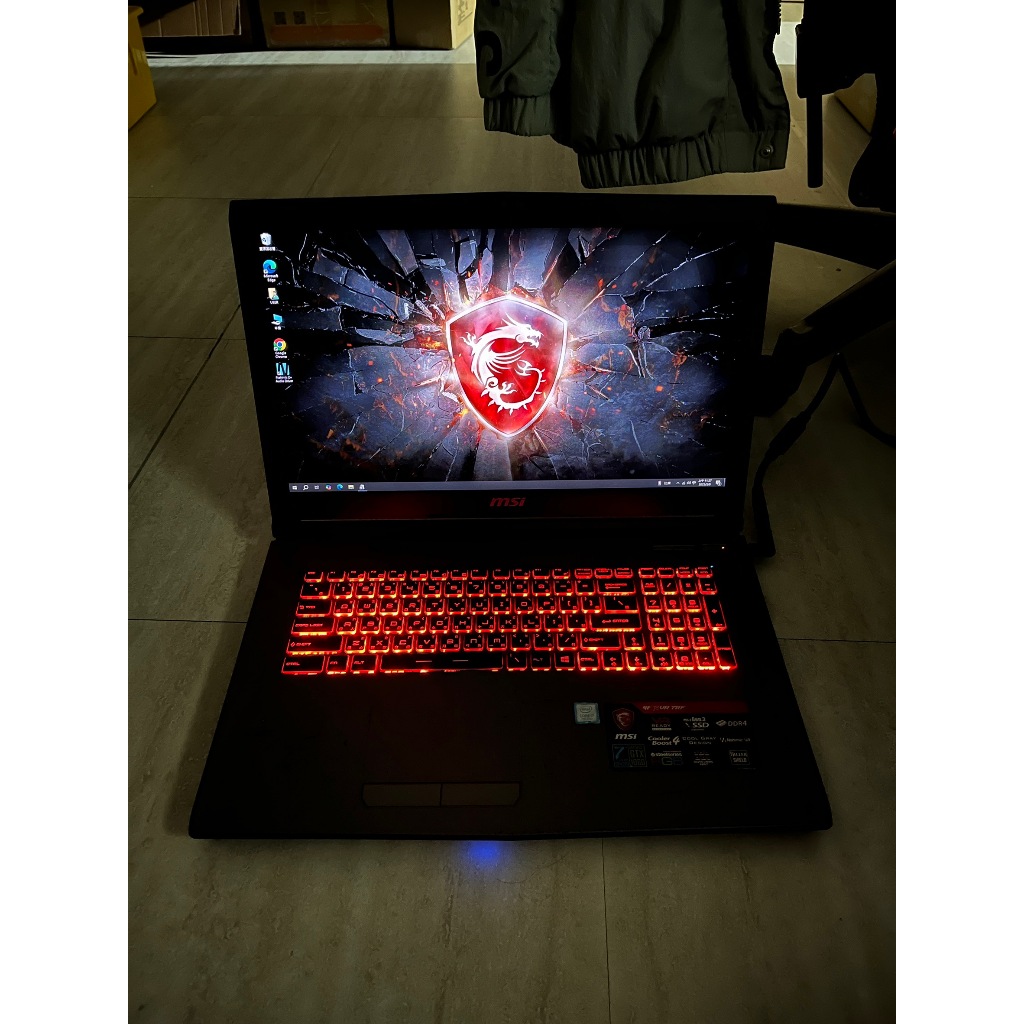 MSI微星i7電競筆電(i7-7700HQ/32G/獨顯GTX1060 6G/960G/17.3吋大螢幕)