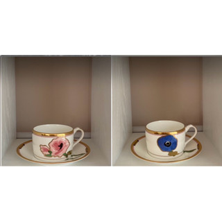 日本noritake 則武THE GINZA咖啡杯組（2杯2盤）