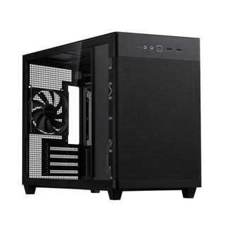 ASUS 華碩 Prime AP201 Tempered Glass MicroATX 鋼化玻璃機殼 黑色
