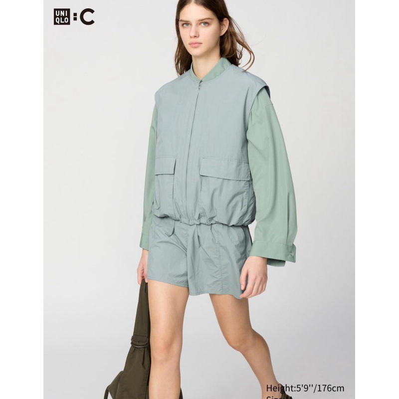 ✿ 日本代購 Uniqlo :C 聯名款 女裝 拉鍊背心 474939 春夏系列 ：C C系列 缺貨款