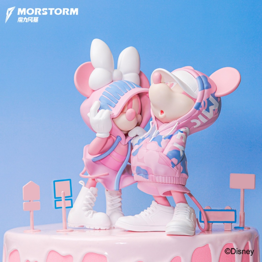 ✨Roland✨『MORSTORM 異色款 衛衣米奇 衛衣米妮』魔力風暴 色違 米奇米妮 迪士尼潮玩擺件情侶禮物 潮服