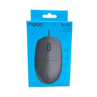 RAPOO雷柏 N100 有線滑鼠 防滑滾輪 N100