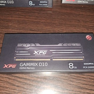 ADATA 威剛 XPG GAMMIX D10 DDR4 3000 8GB 超頻記憶體 黑色