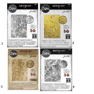 Tim Holtz 3D立體浮雕花樣壓模片卡片手帳美編