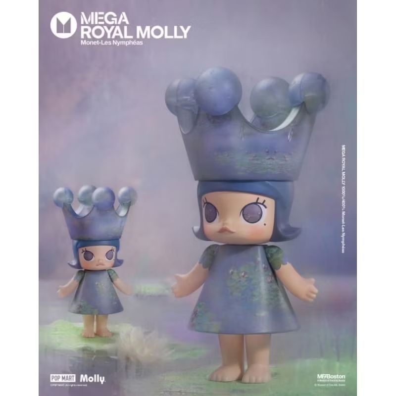 現貨 POP MART Molly 400% 睡蓮公主《MEGA ROYAL MOLLY 400% 莫奈 睡蓮》泡泡馬特