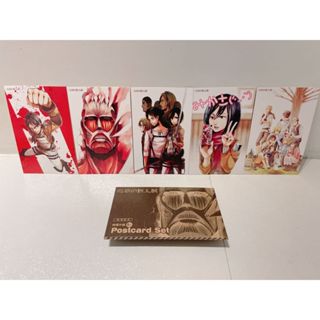 🎀全新現貨🎀 進擊的巨人 明信片組 五入 展場限定 Postcard Set 明信片 小卡 進擊的巨人展