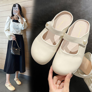 星星鞋店🌈 新款法式勃肯鞋女 女鞋 仙女風拖鞋 包頭半拖鞋 舒適柔軟鬆糕鞋 平底拖鞋 懶人鞋 溫柔穆勒鞋 防滑拖鞋