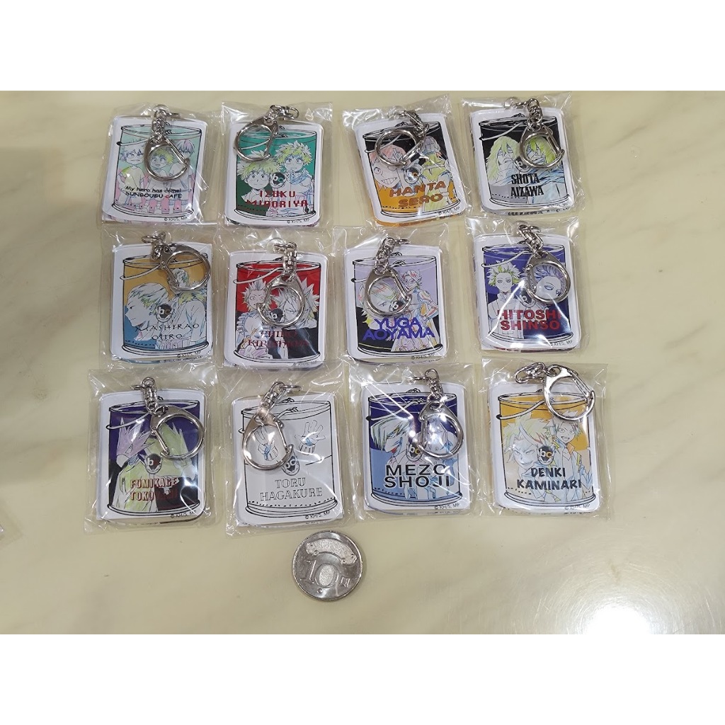 [睡睡蛙小池] 我的英雄學院 壓克力 吊飾 文房具 綠谷出久 相澤消太 心操人使 常闇踏陰 切島銳兒郎 瀨呂範太 葉隱透