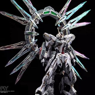 【出清已組模型】超模力 光輝 1/100 觀星者 鋼彈 特典版 素組 MG 殺肉 組裝 模型