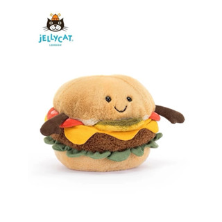 🎀英國正品🎀臺灣出貨 Jellycat 漢堡 毛絨玩具 娃娃公仔 安撫娃娃 玩偶 生日禮物 情人節禮物