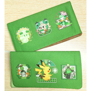 日單《寶可夢/皮卡丘/木木梟/吃茶店 》霧面珍珠色 收納包