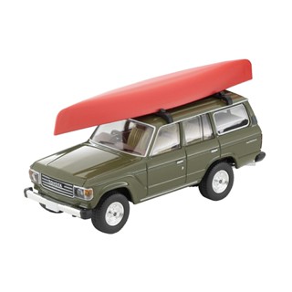 TOMYTEC LV-V279e TOYOTA LAND CRUISER 60 Olive with Canoe/F