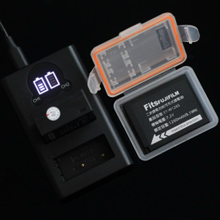 「富士雜貨店」 Fujifilm 富士NP-W126S副廠充電器 副廠電池 W126S USB 雙槽液晶顯示充電器