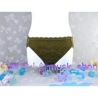 尺寸M-橄欖綠棕色輕盈好愛現系列山茶蕾絲中低腰三角褲-AS2390＊白麝香小舖＊全新華歌爾SAVVY莎薇內褲