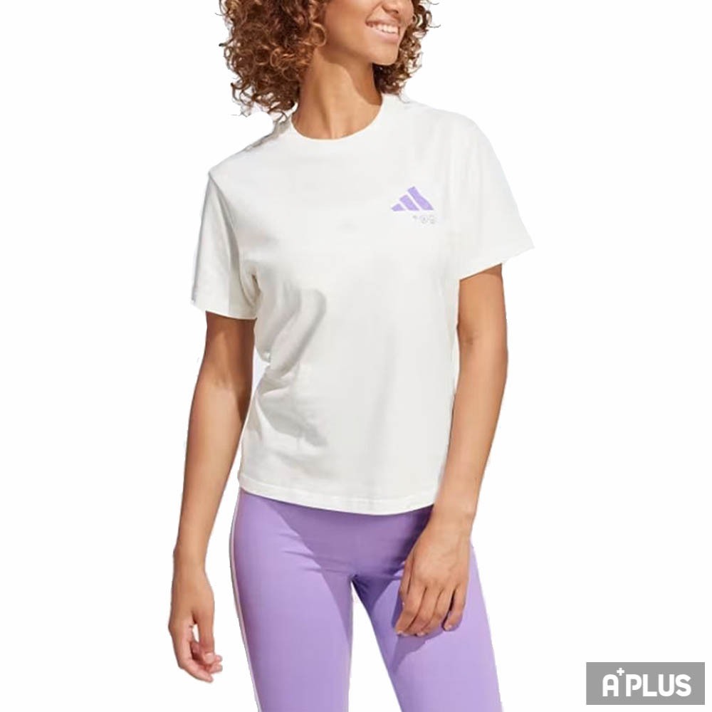 Adidas 愛迪達 女 W L VERB TEE 圓領短袖T恤 - JN9072