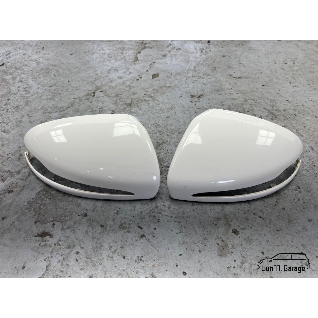 二手美品 - BENZ W205 C300 W213 E300 GLC300 原廠 後照鏡 後視鏡殼 白色 賓士