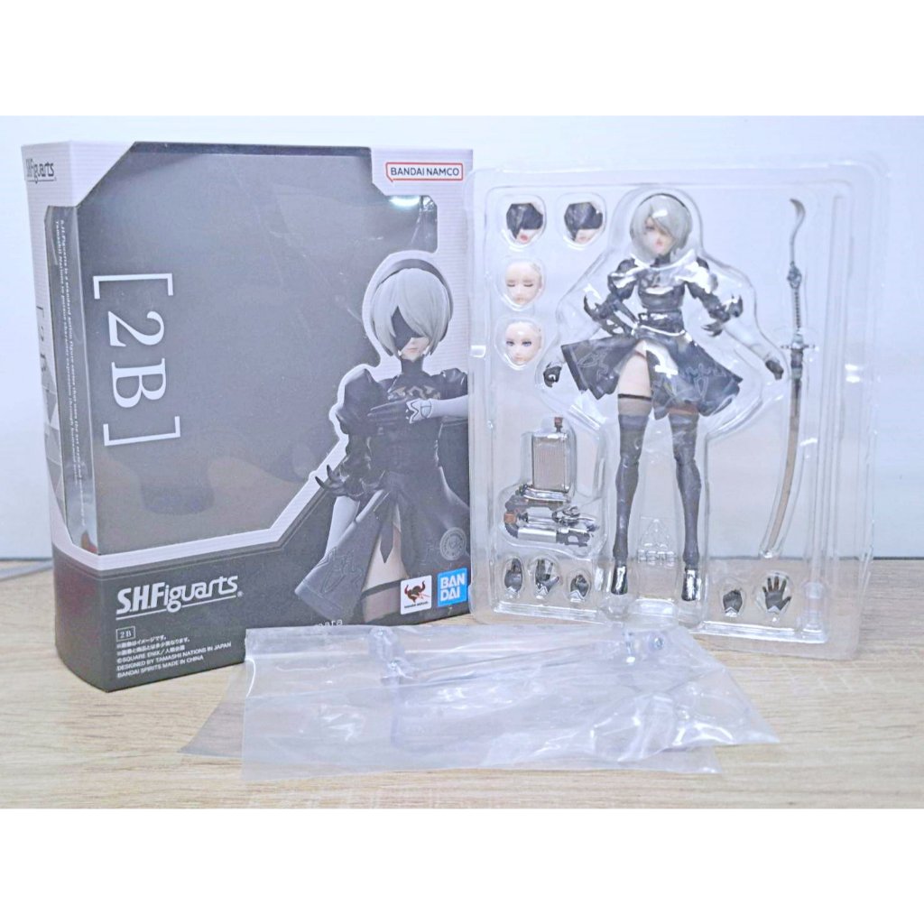 【出清二手公仔】S.H.Figuarts SHF 尼爾：自動人形 2B 6吋 shf 1/12 素體