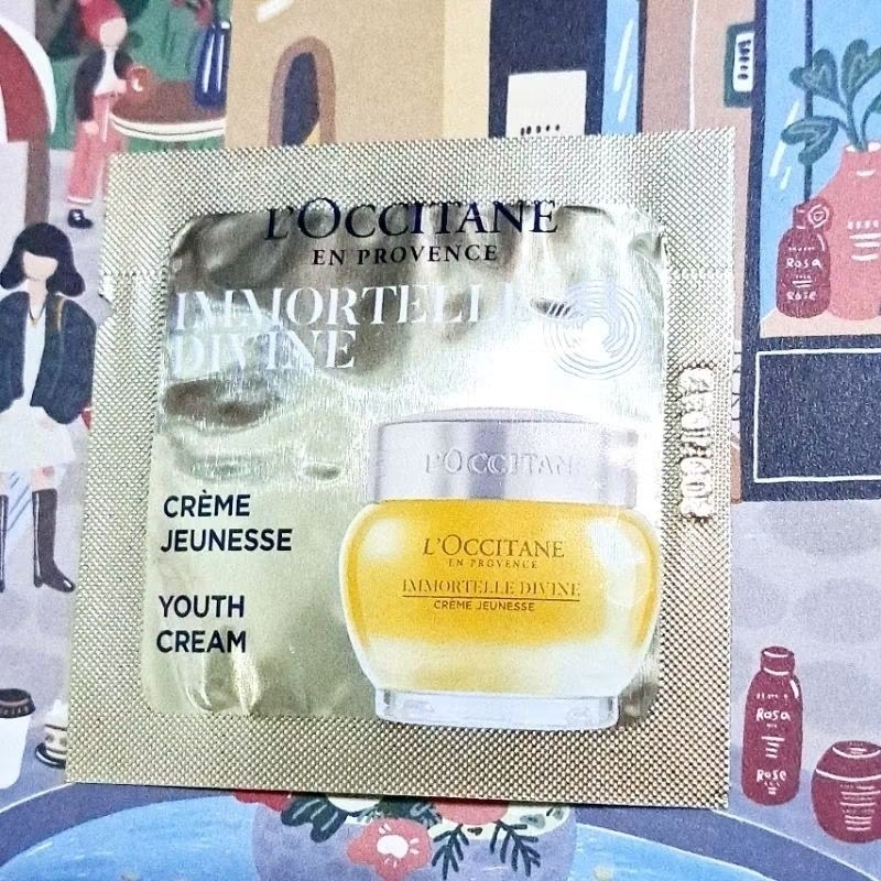 升級版🌟歐舒丹 LOCCITANE 蠟菊賦活極萃霜🍑1ml🍑乳油木蠟菊賦活美頸霜 蠟菊抗老緊緻精華乳霜 試用包