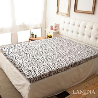 LAMINA釋壓平面10cm記憶床墊-斑馬紋單人