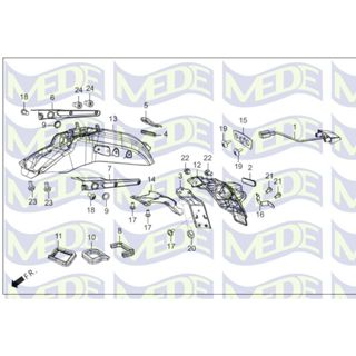 ~MEDE~ Harley Davidson X440 原廠 車牌燈 車燈 尾燈 後車牌燈 車牌後燈 牌照燈