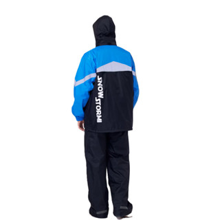 SNOWSTORMI 雨衣 Explorer EX-1 機能防水雨衣 天空藍 內裡網 大口袋 透氣設計 兩件式 雨衣