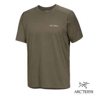 【ARCTERYX 始祖鳥】男 吸濕透氣 圓領短袖排汗衣 Cormac 登山上衣 T恤/龍紋雜綠 X000009721
