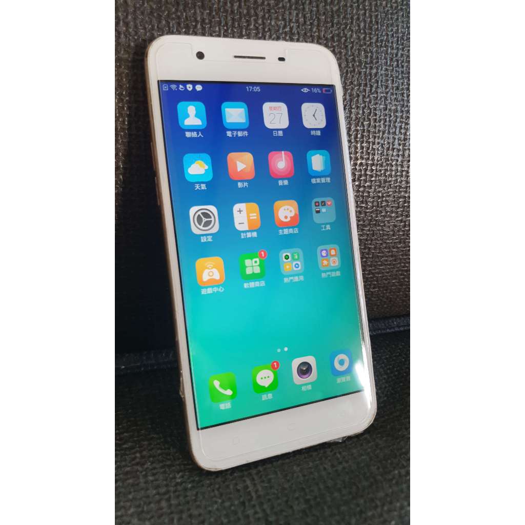 二手機 OPPO A39 金 Gold 3G + 32G CPH1605 遊戲機 (MB001277)