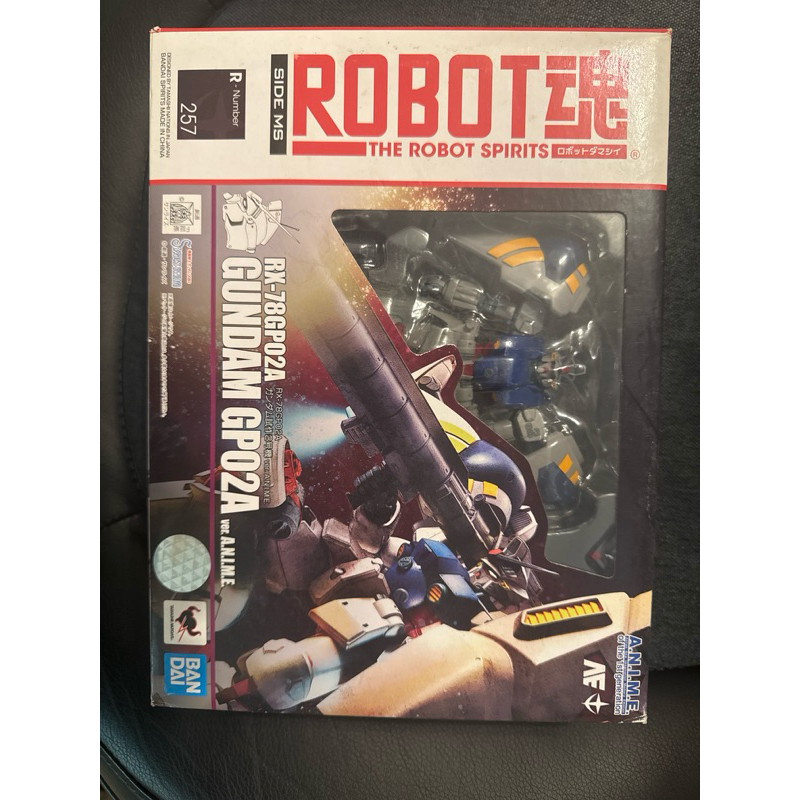阿勝拍賣 正版 代理 現貨 萬代 ROBOT魂 257 GP02A 鋼彈試作2號機 所羅門的惡夢 卡多 GP02