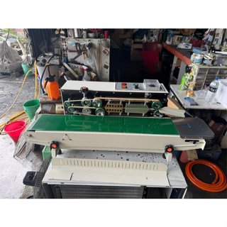 桃園國際二手貨中心---【全新庫存未使用】 FR-900 商用全自動連續封口機 打包機 封膜機 塑膠.鋁箔.茶葉.咖啡.