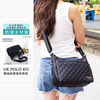 臺灣現貨平日速寄 UK POLO KO厚磅尼龍防潑水斜揹包 肩揹包、側揹包、斜揹包、方包、相機包、多隔層斜揹包、菱格包