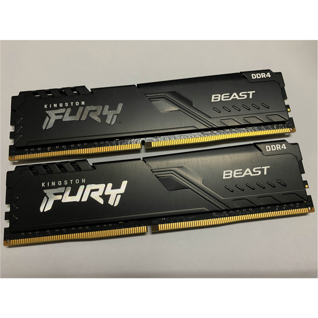 二手 - Kingston金士頓 Fury Beast (16Gx2) 3600 DDR4(不拆賣)