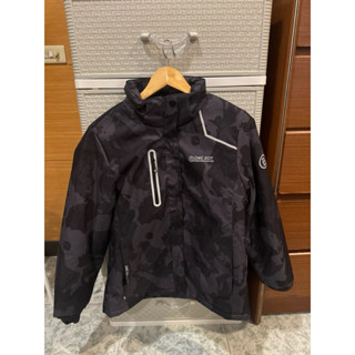 🔥保證正品🔥One Boy Actic防水機能禦寒北極絨衝鋒衣（深灰格迷彩女款L)