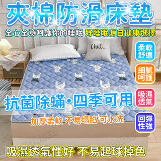✨桃園速寄✨床墊 軟墊 家用床褥子 夾棉床墊子 單人學生鋪底 學生宿舍 四季透氣地墊 加絨臥室床褥子 防滑床單 防滑床墊