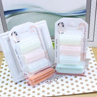 塑膠 捲髮筒 三加一 梳子 捲髮 空氣瀏海 子母捲髮工具