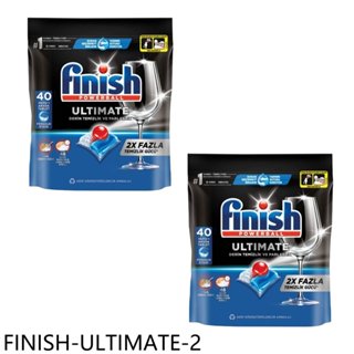 FINISH【FINISH-ULTIMATE-2】量子極淨洗碗凝球全效合一洗碗塊洗滌球洗碗錠2包組共80入 歡迎議價