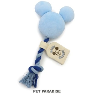 貝果貝果 日本 pet paradise 代理 DISNEY 米奇 / 米妮氣球造型結繩玩具 [T4902]