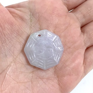 二手古董 玉佩 八卦 八卦陣 小玉佩 可愛 配件 玉石 品種未知 吊墜 翡翠 翡翠雕刻