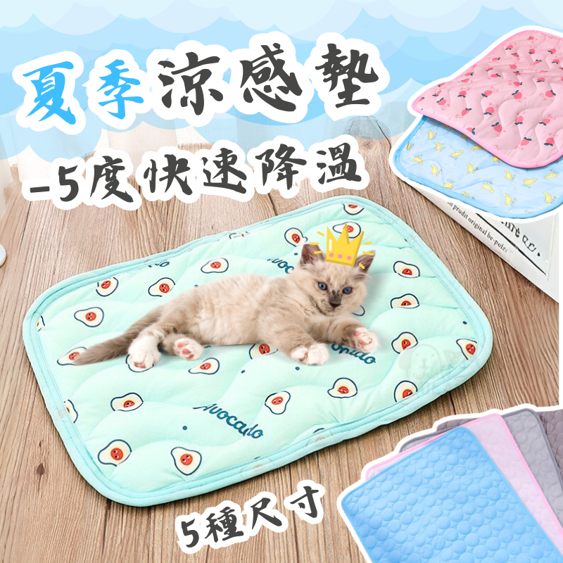 【涼快一夏】寵物冰絲涼感墊 寵物涼墊 寵物睡墊 狗貓睡墊 狗狗涼墊 寵物床 寵物用品 貓睡墊 冰絲涼感墊