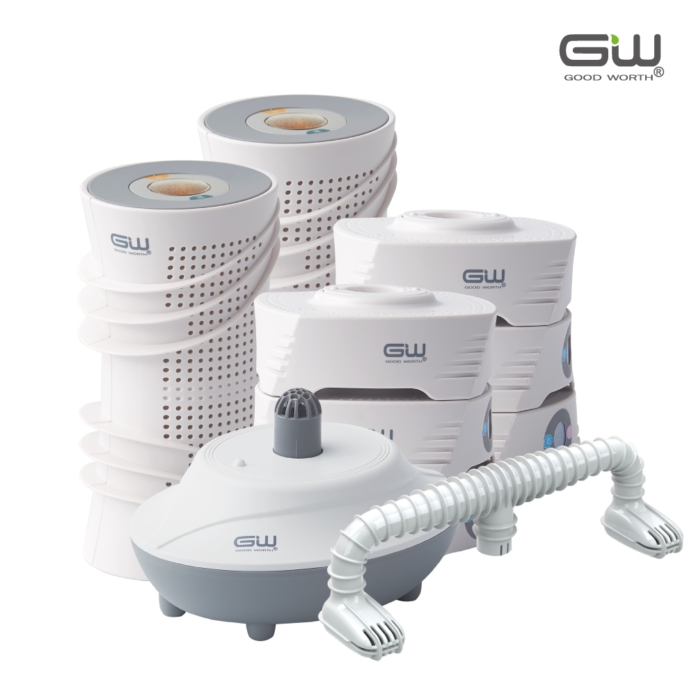 【GW 水玻璃】 最新一代MIT新款多功能分離式無線除濕器-五件組 除濕機 除濕器