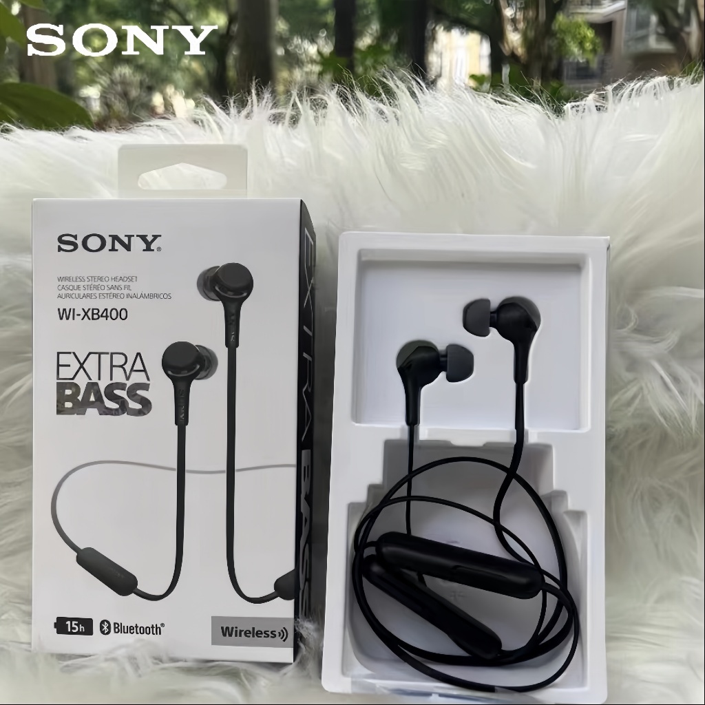 台灣發貨 索尼 Sony 掛脖式耳機 WI-XB400 掛脖式藍牙耳機 磁吸頸掛 WI C200 入耳式 運動耳機 電競