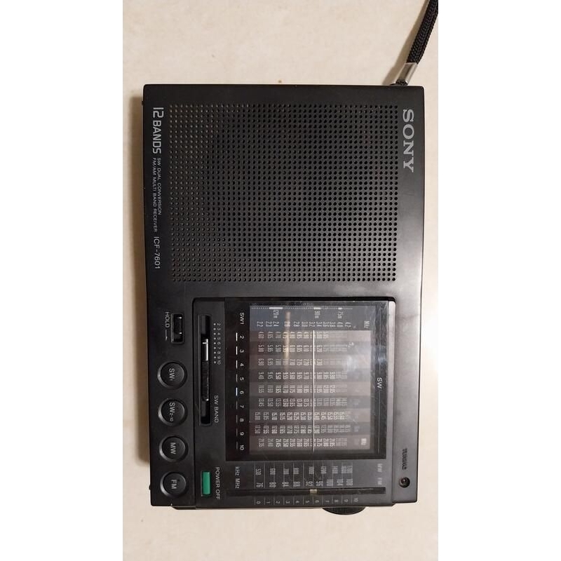 日本製sony12波段短波收音機