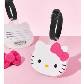 現貨Hello Kitty 行李吊牌 正版授權 凱蒂貓 卡通圖案 造型行李吊牌 行李箱識別證 矽膠卡通吊牌