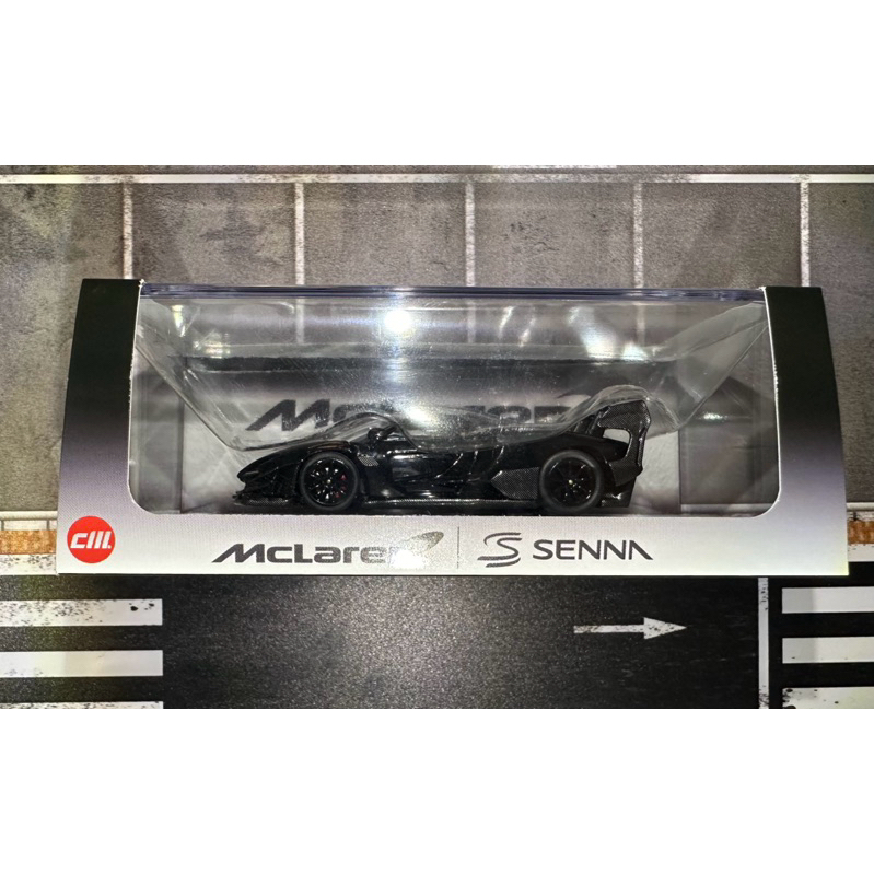 Cm Modle Mclaren Senna gtr 黑 1:64 僅拆擺