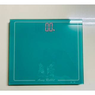 安妮兔 anny rabbit 電子體重計 鋼化玻璃體重機 體重計 量體重 電子秤 95%新