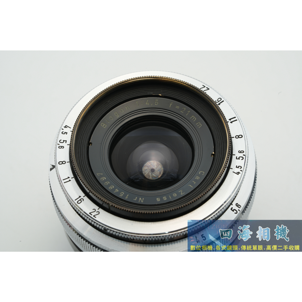 【高雄四海】Carl Zeiss Biogon 21mm F4.5 ZM for LEICA M 實用級．廣角定焦．保固